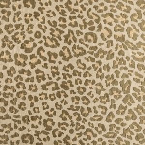 Jaquard suiting fabric Leopard / Cream-Olive