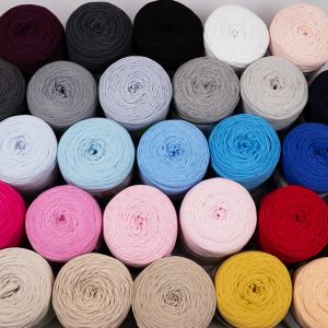 T-shirt yarn Mocha Yarn / Various colours