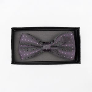 Bow tie / Black / violet