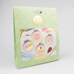 Embroidery Hoop Kit Sew & So On / Sweet Treats