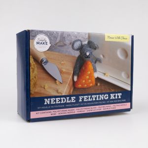 Felting kit Simply Make / Mouse with Cheese