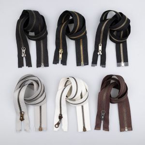 Metallic Zipper M5 open-ended 65 cm / Different tones