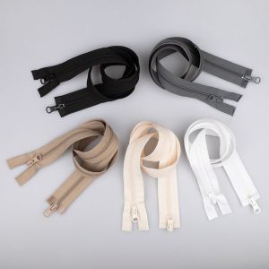 5 mm Zipper S5, 2 sliders 80 cm / Different shades