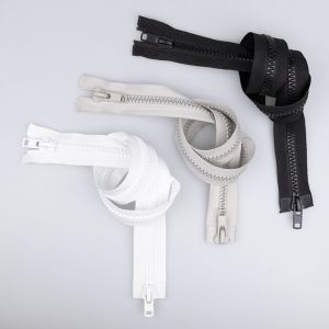 8 mm Zipper T8 2 sliders / Different widths / Different shades