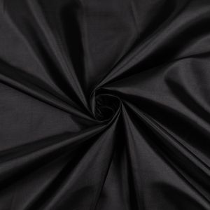 Polyester Habotai Fabric / Black