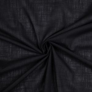 Solid-colored cotton fabric / Black