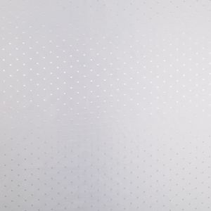 Spotted polyester lining / White