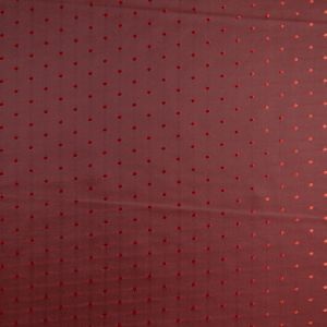Spotted polyester lining / Red