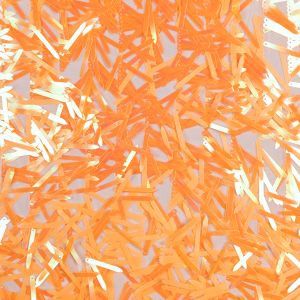 Mesh fabric with sequins / Orange