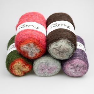 Yarn with mohair Stenli Mini Pudding 200 g / Assorted colours