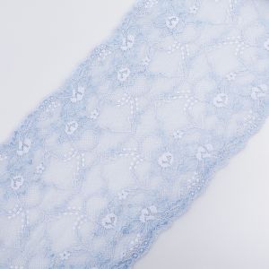 Stretch lace D21 / Grayish blue 20cm