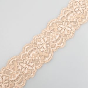 Stretch lace D28 / Beige 3cm