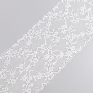 Stretch lace D34 / White16cm