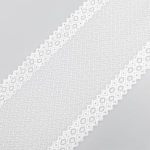Stretch lace D37 / White 16cm