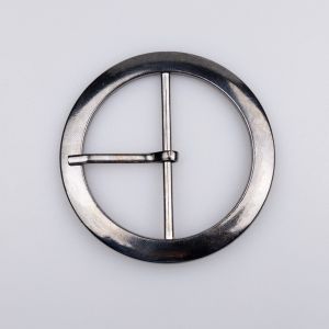 Buckle round 45 mm / Nickel Black