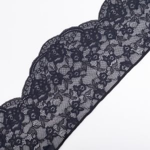 Stretch lace D42 / 17 cm Black