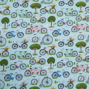 GOTS jersey / Cykeltur blå