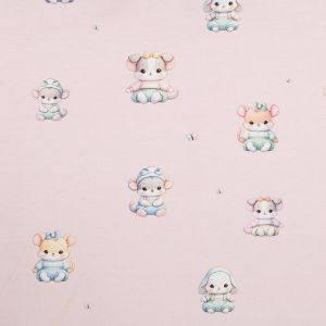 GOTS jersey / Sötisar rosa