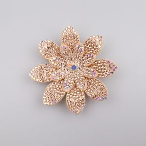 Sew-on decorative motif Flower / Nude