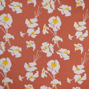 Linen fabric 17136014 / 14-Oranz