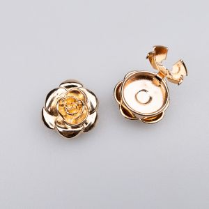 Button cover Rose 19 mm / 1407 Gold