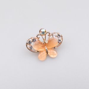 Brooch / Small butterfly / orange