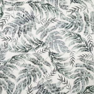 Printed Viskozes Crepe fabric Leaves / Olive green