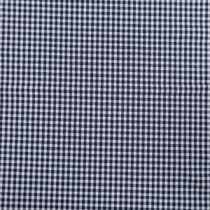 Linen and cotton blend fabric / Navy
