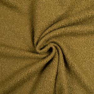Coating fabric Boucle / Olive Green