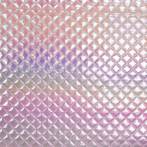 Quilted Fabric Diamond / Pink