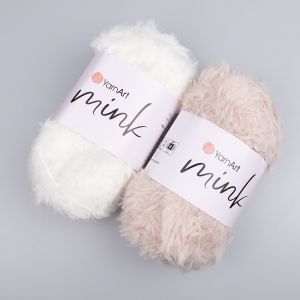 Furry novelty yarn YarnArt Mink 50 g / Assorted colours