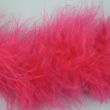 Feather trim / Fuscia