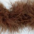 Feather trim / Brown