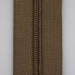 5 mm open-ended zipper with one slider 40 cm / Brown 296