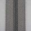 5 mm open-ended zipper with one slider 40 cm / Light grey 310
