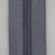 5 mm open-ended zipper with one slider 40 cm / Grey 316