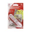 Round popper Baby / 22401-NI Silver