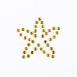 Hotfix rhinestones 5 mm / Golden