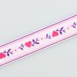 Jacquard pattern ribbon / Pink