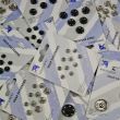 Metallic Sew on Snap Fastenersr / Range of black / 10 pieces