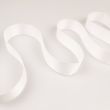 Cross grain ribbon 25 mm / white 101