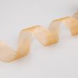 Organza ribbon 25 mm / golden 116
