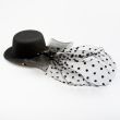 Felt mini hat / Big / Black