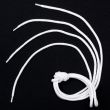 Boot lace / Round / 90 cm / 101 white