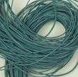 Leather ribbon / Turquoise