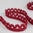 Ric Rac elastic 16 mm / burgundy