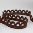 Ric Rac elastic 16 mm / brown