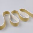 Elastic lurex 20 mm / white-gold
