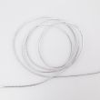 Round elastic lurex 1 mm / Silver