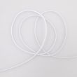 Round Elastic 1 mm / White